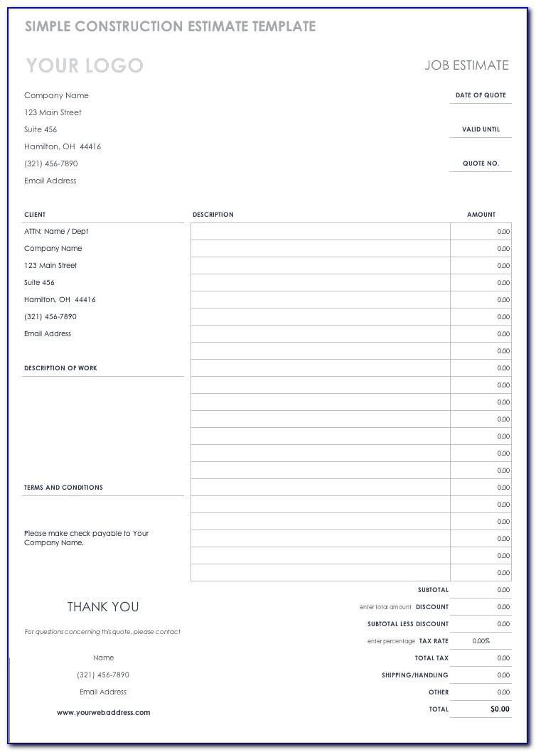 Roofing Contract Proposal Template