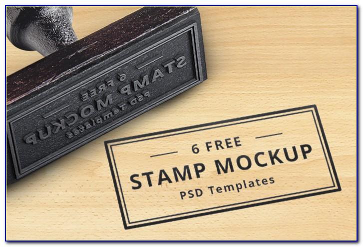 Round Rubber Stamp Template Photoshop Free Download