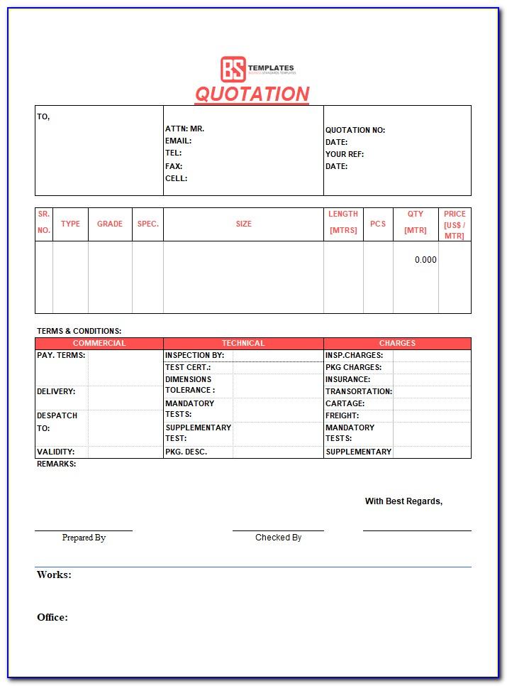Sales Quotation Template In Ax 2012