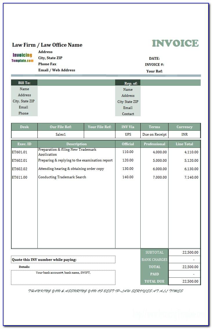 Sales Tax Invoice Format In Excel Free Download