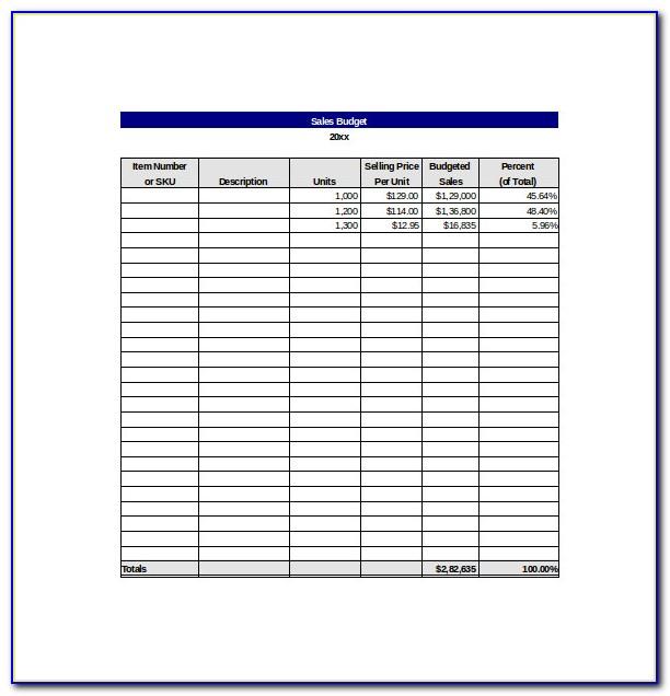 Sales Tracking Excel Template Free