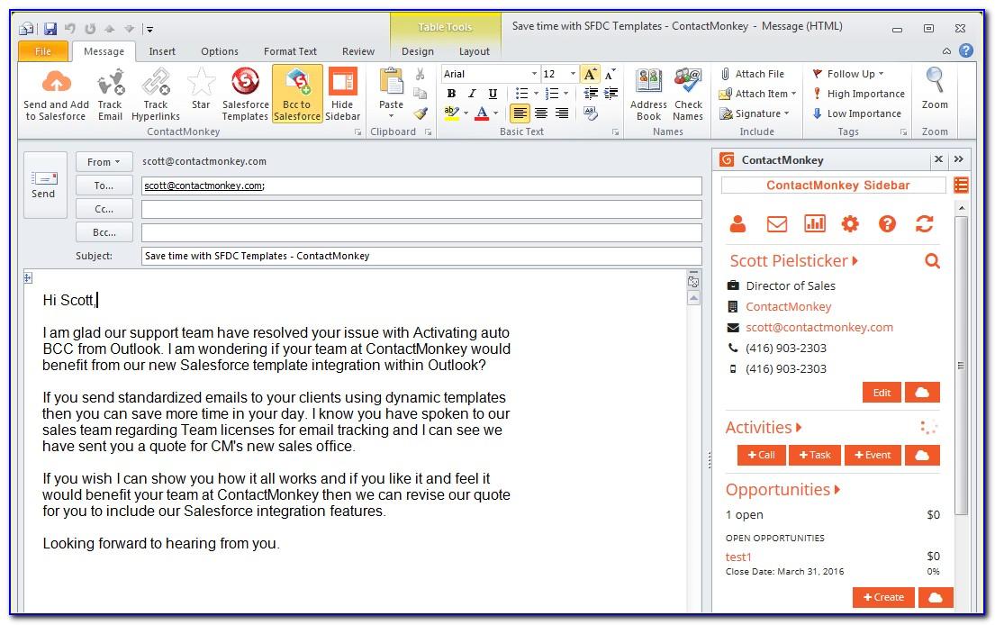 Salesforce Create Email Template Apex