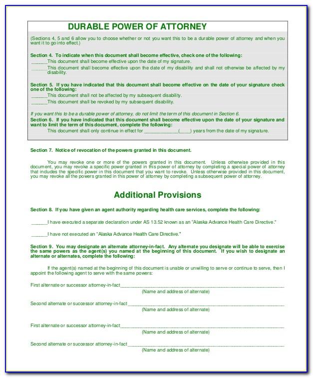 Sample General Power Of Attorney Template