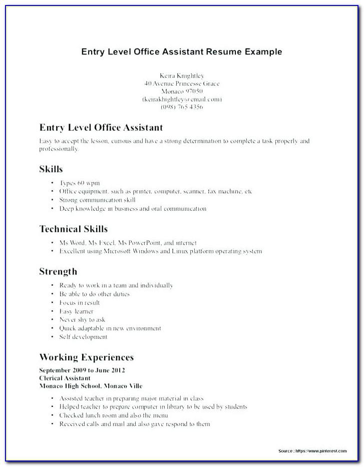 Sample Resume For Dental Assistant With Experience