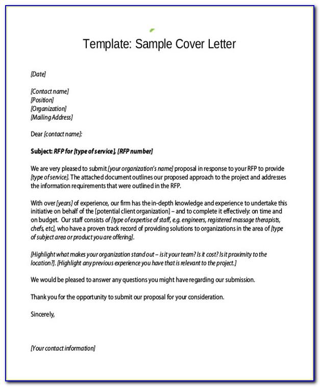 Unsolicited Sales Proposal Sample Pdf
