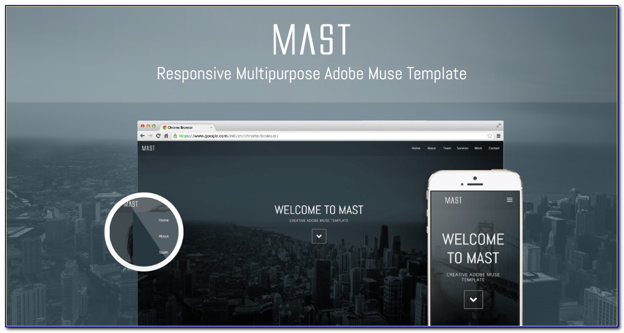Adobe Muse Responsive Templates 2016