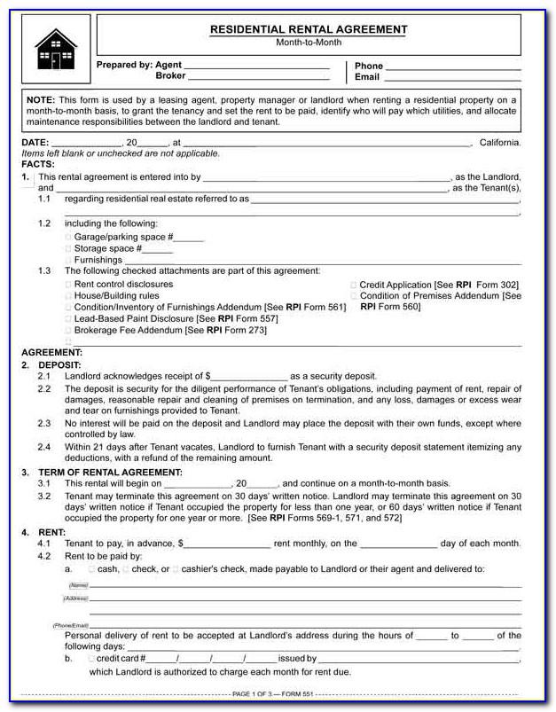 Commercial Real Estate Lease Form