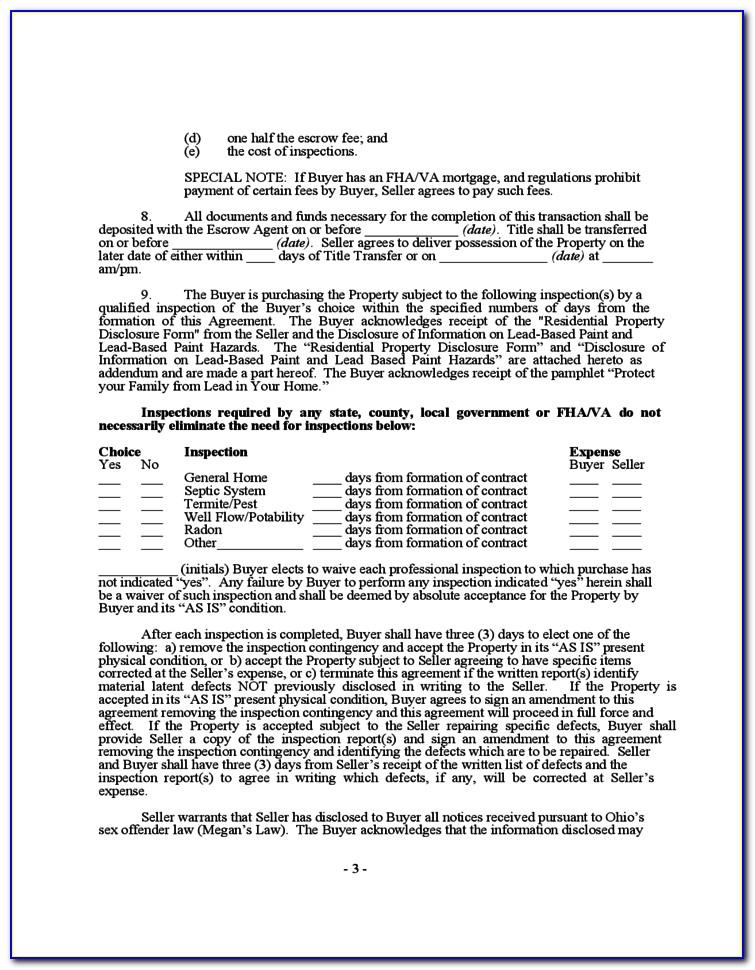 Commercial Real Estate Purchase Contract Template