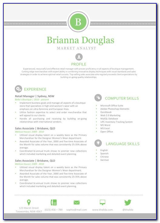 Curriculum Vitae Format In Ms Word Free Download