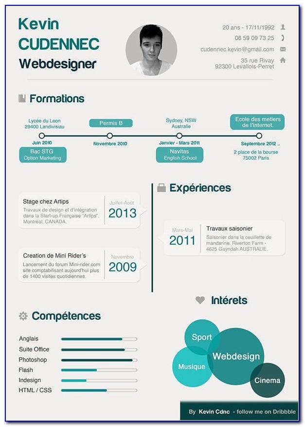 Cv Infographic Template Free Download