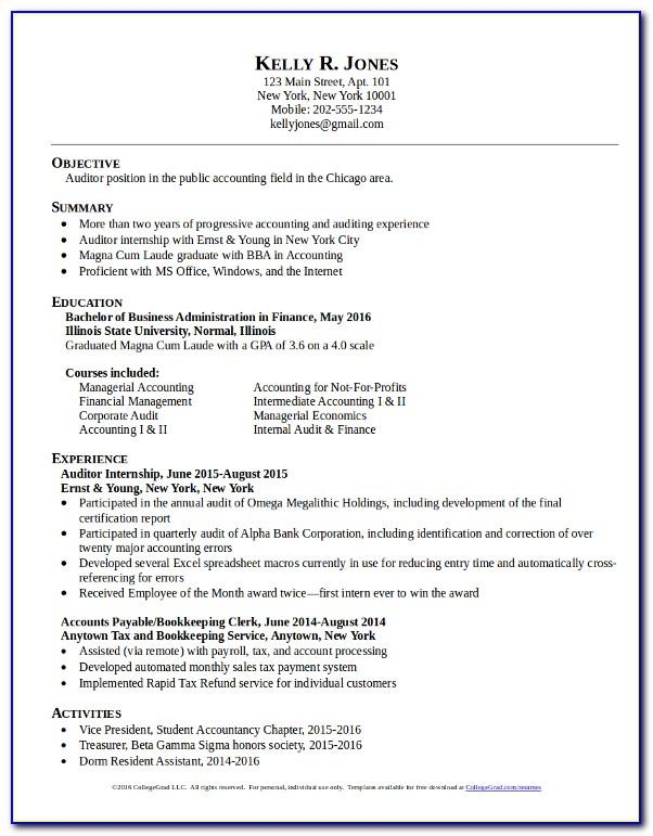 Free Resume Fill In Templates