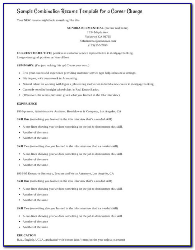 Free Resume Templates For Admin Assistant