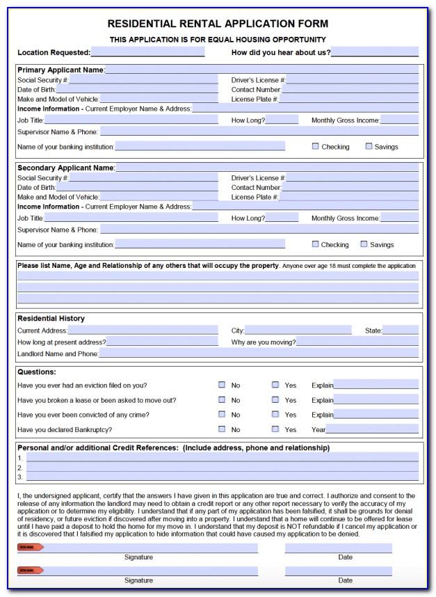 Hawaii Residential Lease Agreement Form Free