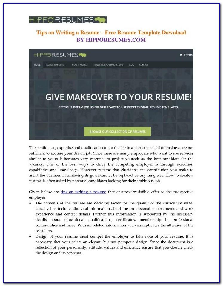 Me Responsive Personal Resume & Portfolio Template Free Download