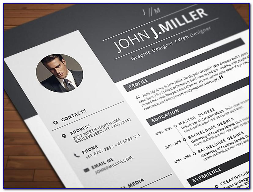 Modern Resume Template Free Download Docx