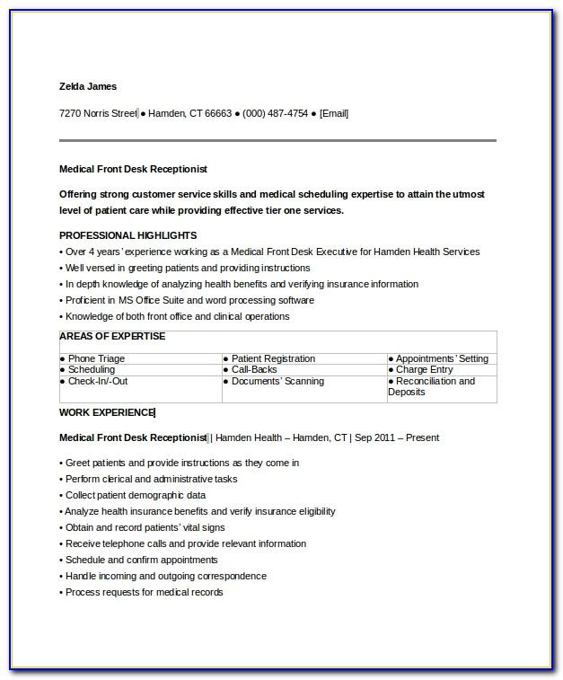 Objective Resume Examples For Medical Assistants