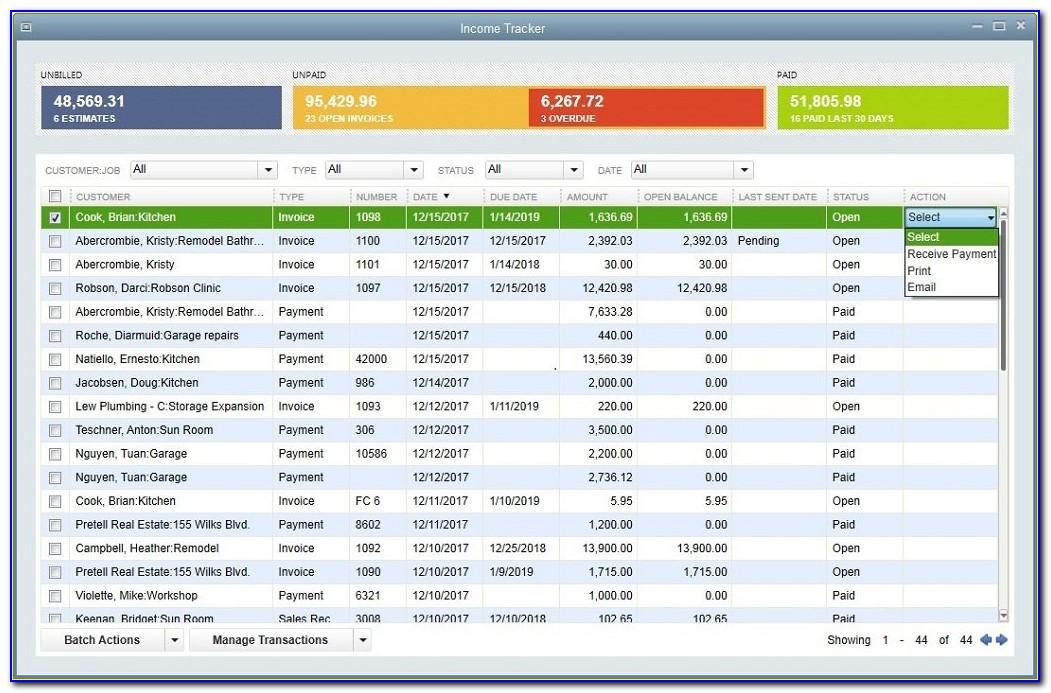 Quickbooks Purchase Order Template Download
