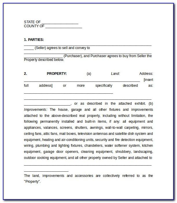 Real Estate Purchase Agreement California