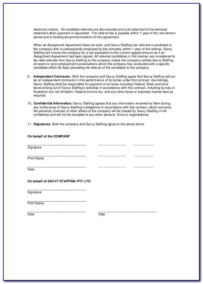 Referral Fee Agreement Template Uk