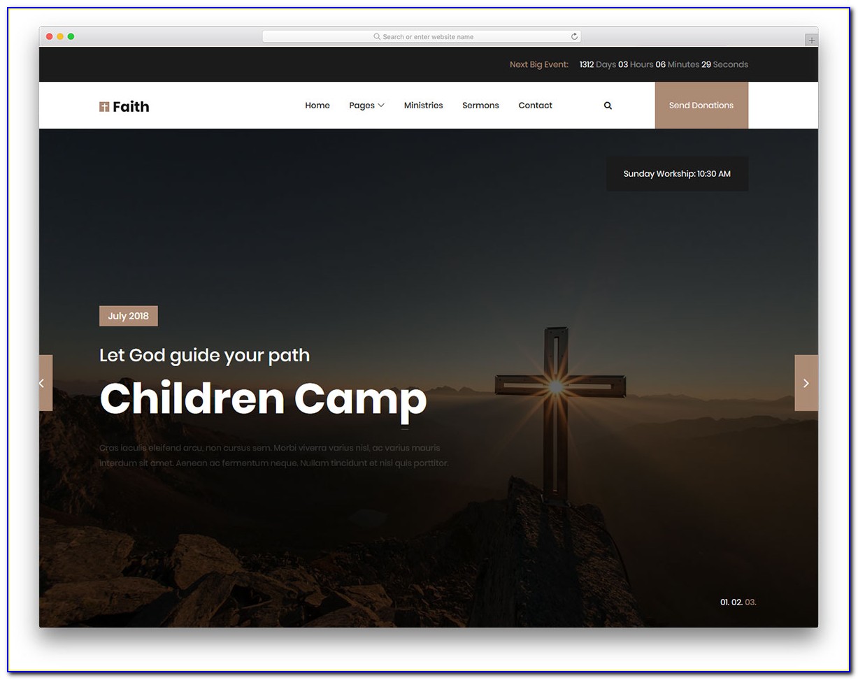 Religious Website Templates Free Download