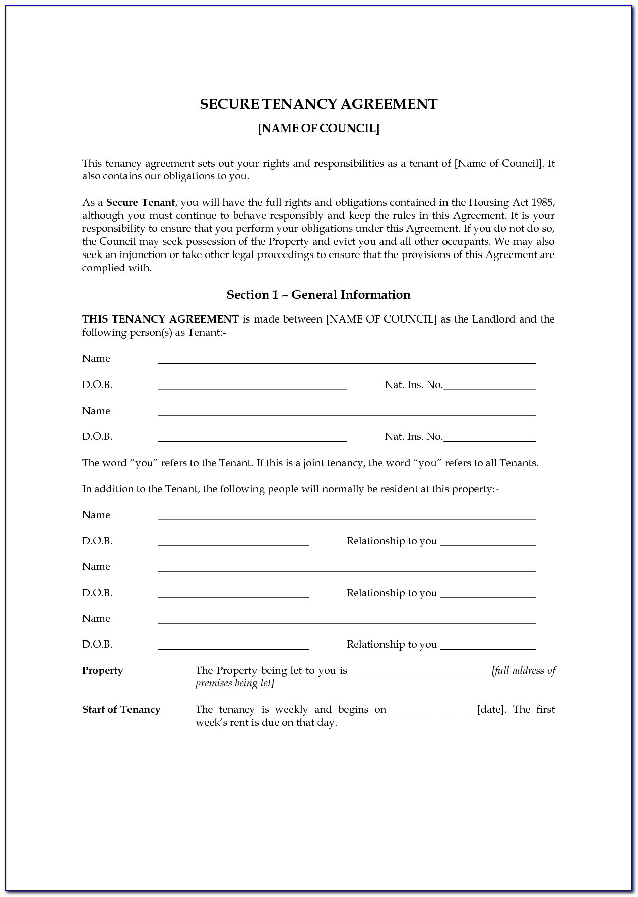 Renovation Contract Template Free