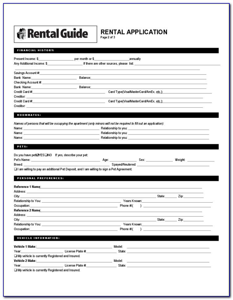 Residential Lease Agreement Form Free Download