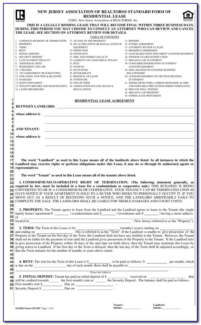 Residential Lease Agreement Template Ontario