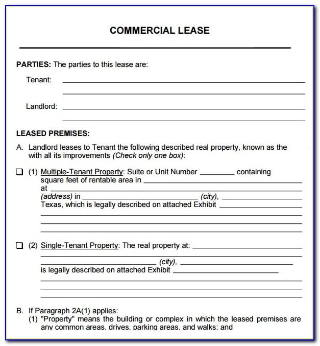 Residential Lease Agreement Template Pdf