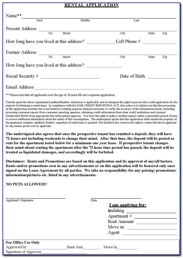 Residential Lease Agreement Template Texas Free