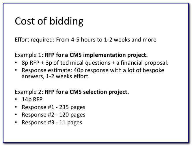 Responding To Rfp Template