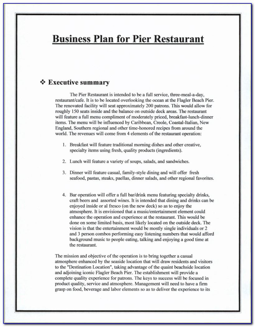 Restaurant Business Proposal Template