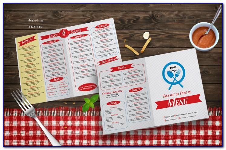 Restaurant Menu Card Psd Template Free Download