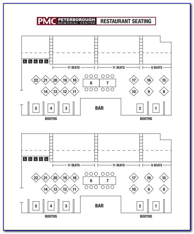 Restaurant Seating Layout Template