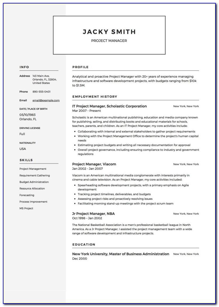 Resume Objective Examples For Nursing Student