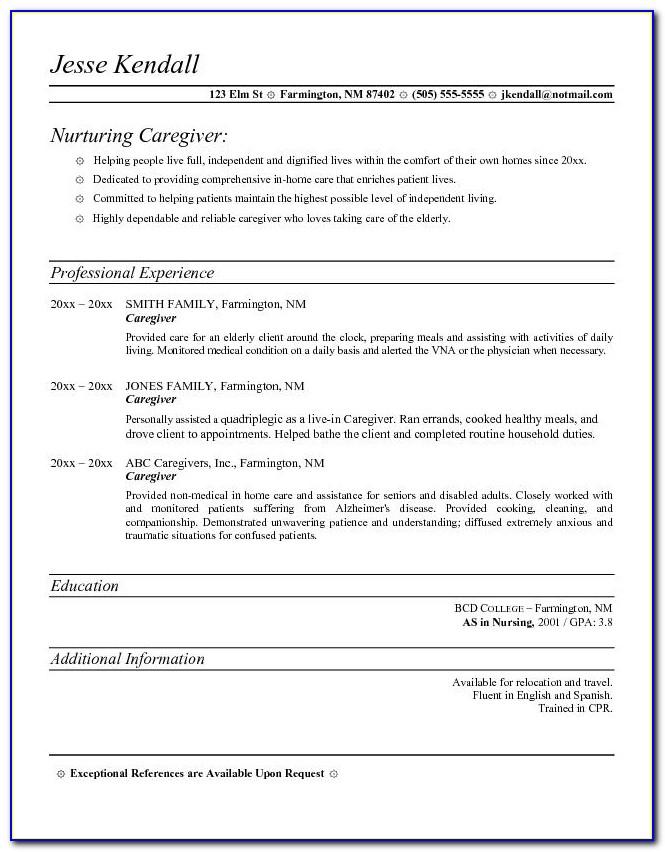 Resume Sample College Application