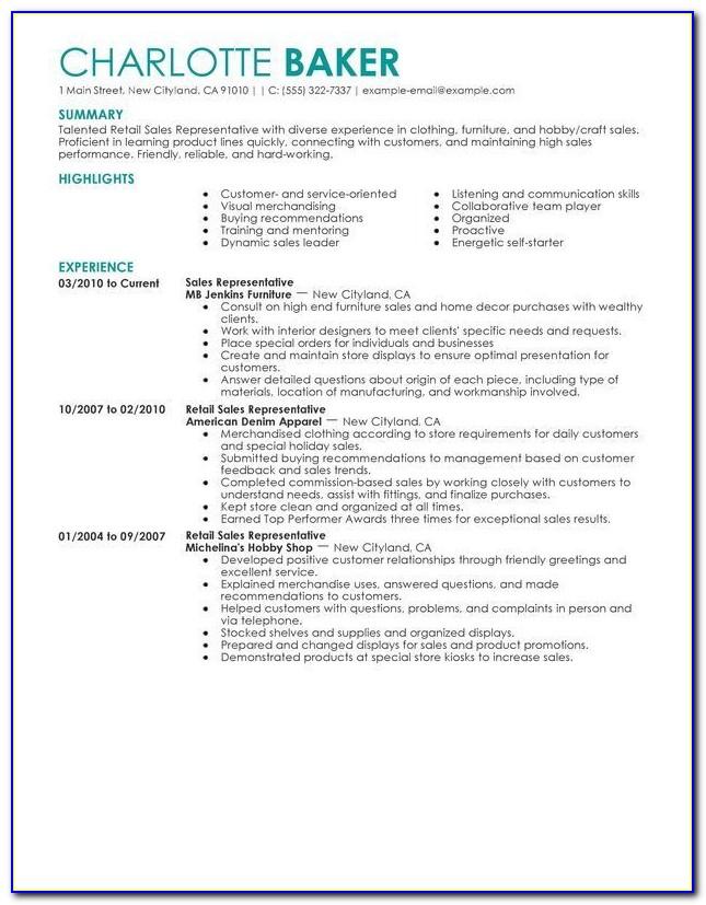 Resume Samples For Experienced Professionals Template