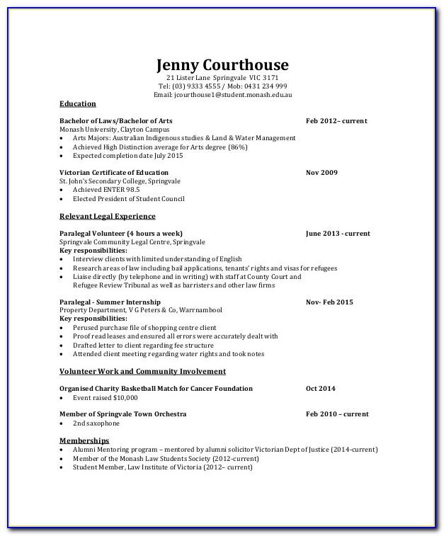 Resume Summary Examples For Law Enforcement