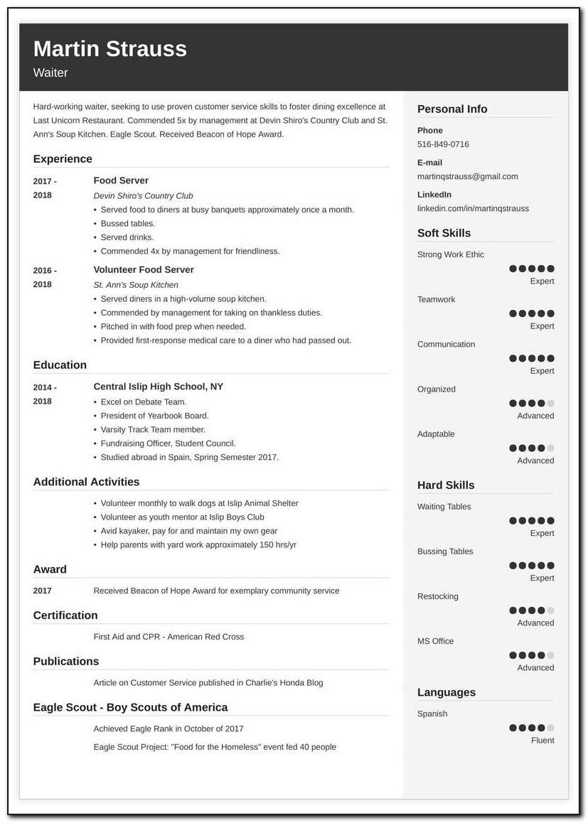 Resume Template Download Mac