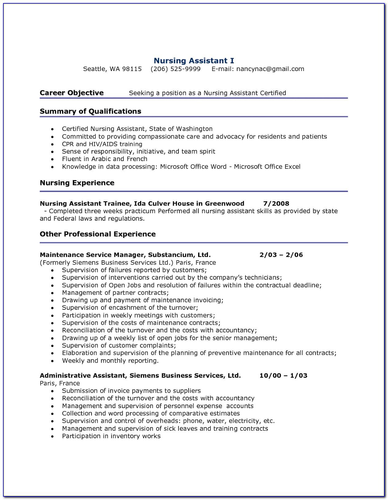 Resume Template For College Applications
