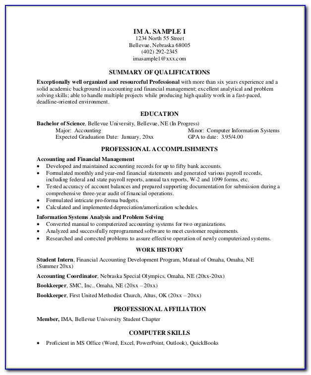 Resume Template For Executives