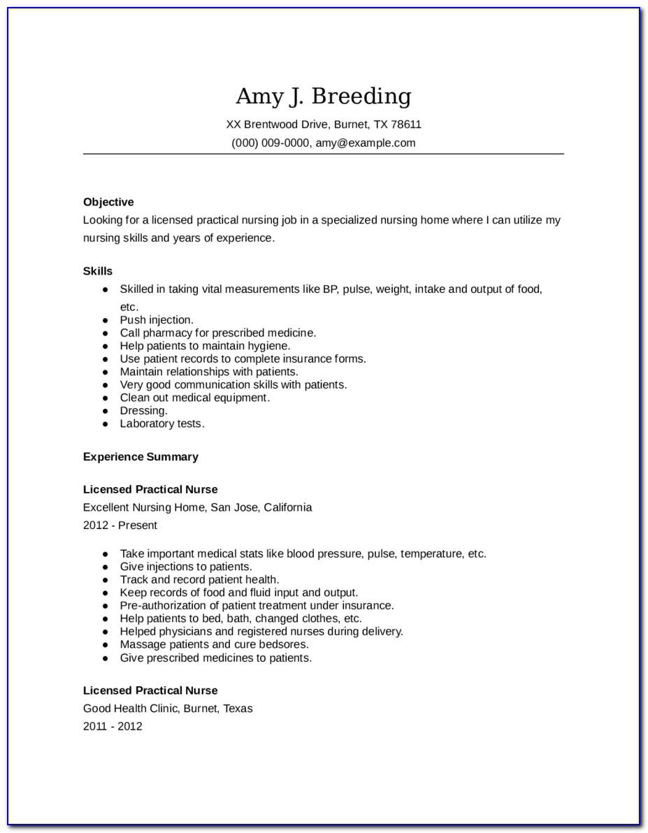 Resume Template For High School Graduate With No Experience