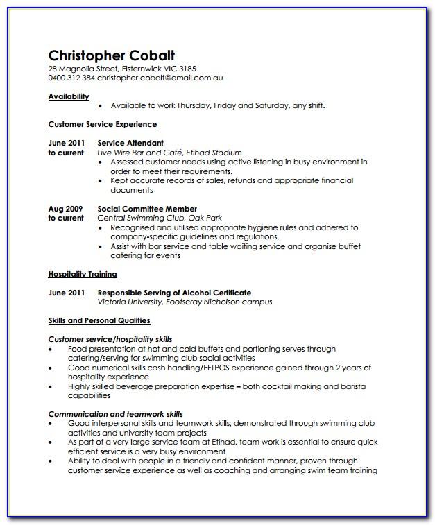 Resume Template For Staff Accountant