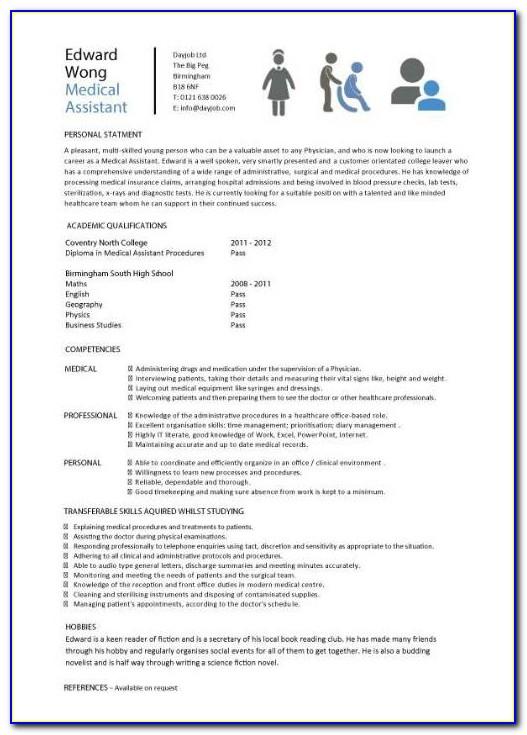 Resume Template Medical Office Assistant