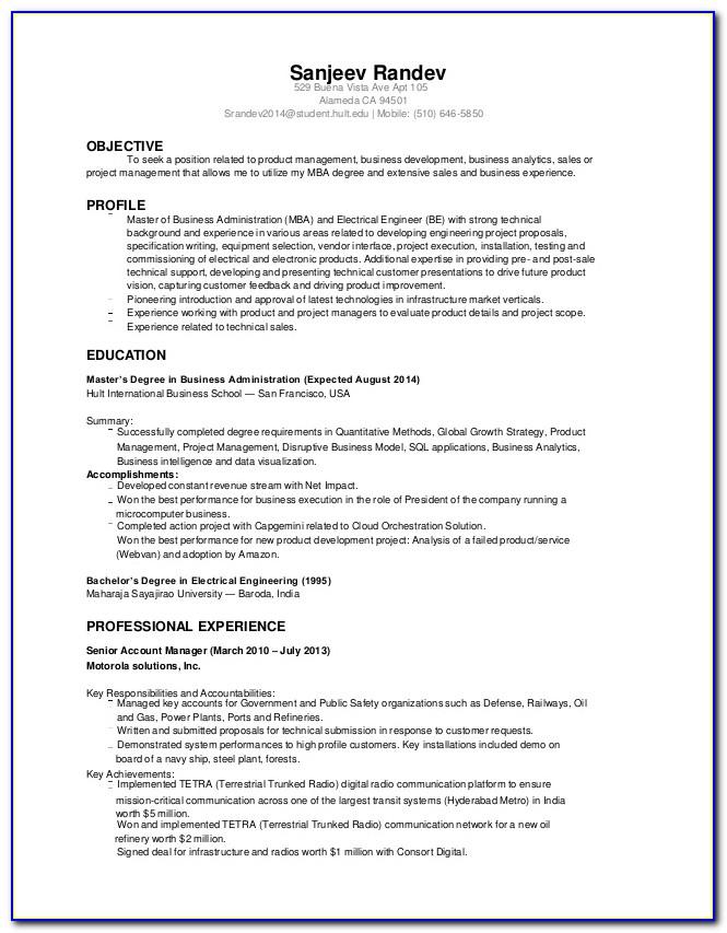 Resume Template Ppt Free Download
