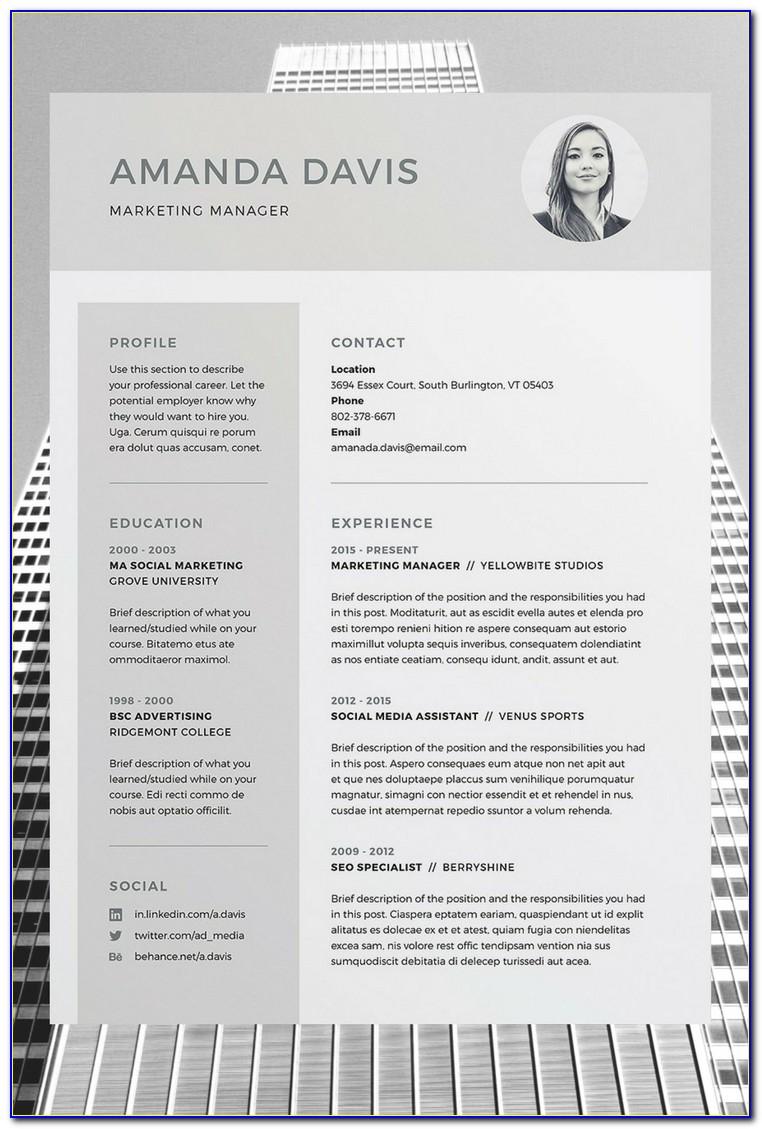Resume Templates For Electricians