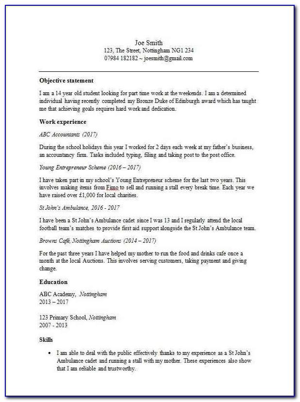 Resume Templates For Teachers In India
