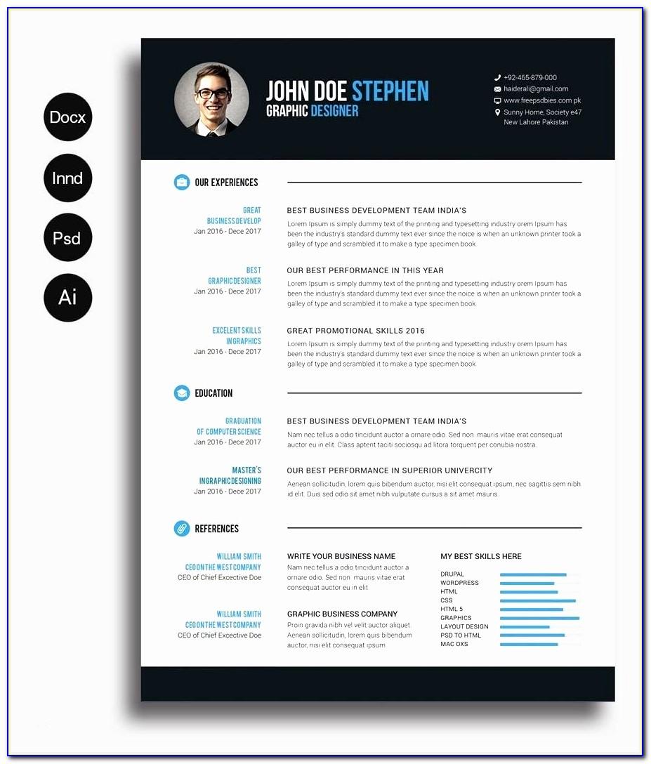 Resume Templates Free Download For Mac