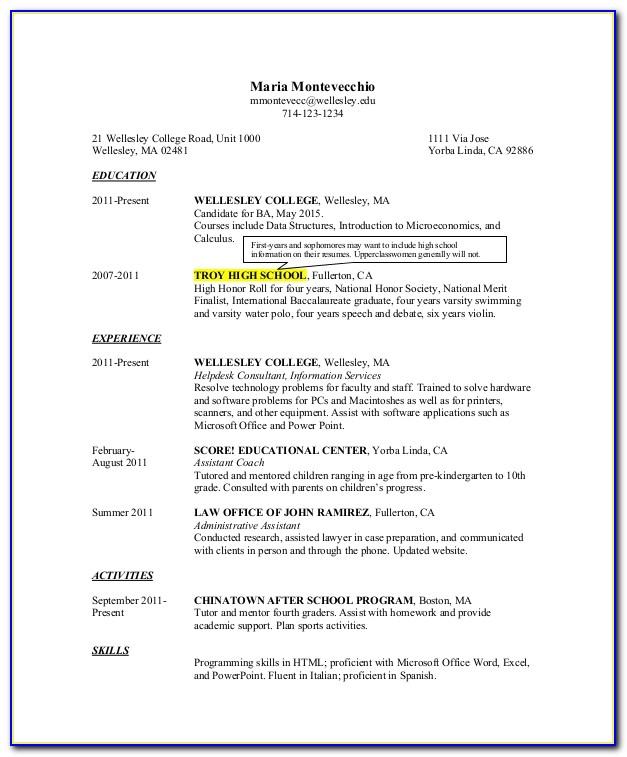 Sample Resume For Sales Job With No Experience