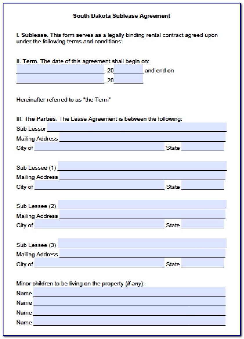 Simple Residential Lease Agreement Template South Africa Pdf