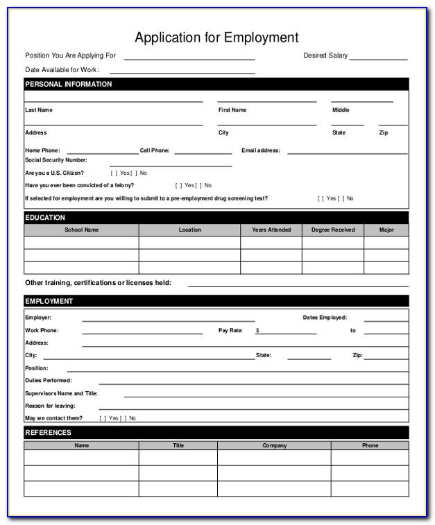 Student Registration Form Template Word